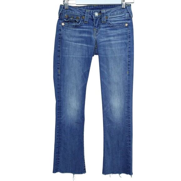 True Religion Ankle-Length Blue Jeans Size 26 USA - Picture 1 of 15